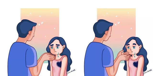 一组小污甜的情侣插画,在ins上治愈了几十万的单身狗