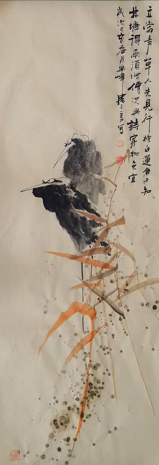 潘文良绘画作品中,山水,人物,花鸟均有涉猎,尤擅山水画