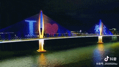 壁纸 大桥 桥 桥梁 夜景 400_226 gif 动态图 动图