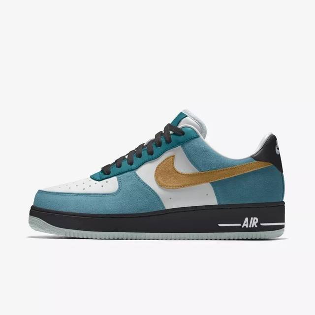 被玩出花样的 nike by you air force 1