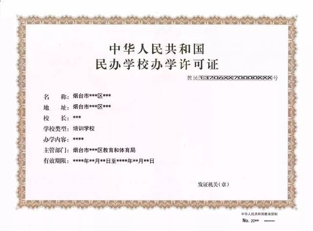学校有限公司 高新区社会事务局 三,检查机构办学许可证和营业执照 业