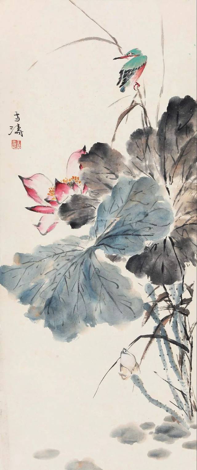 王莹没骨花鸟画教程:牵牛花(1-3),王雪涛小写意花鸟,鲜活多姿,情趣