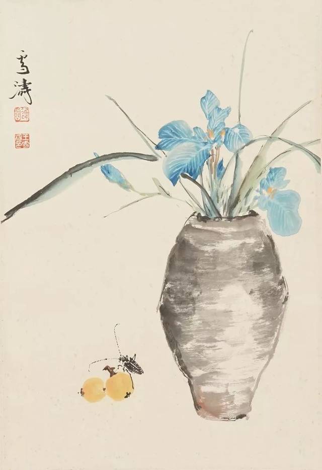 王莹没骨花鸟画教程:牵牛花(1-3),王雪涛小写意花鸟,鲜活多姿,情趣