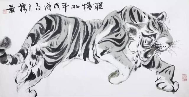 "标新立意 威武生风"——江标武的写意虎之美