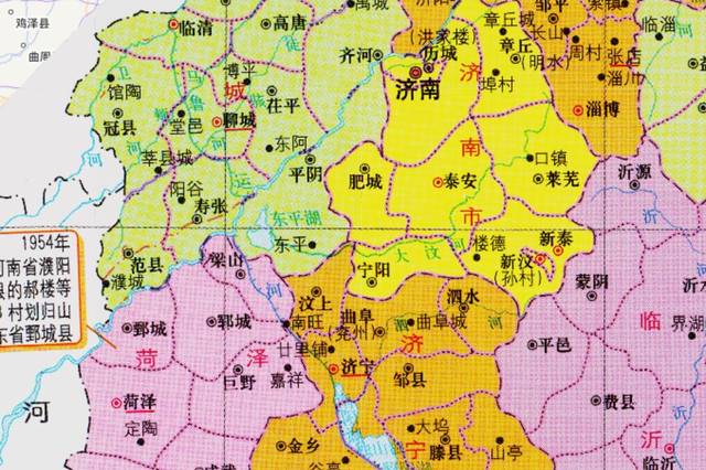 山东与河南的区划调整,山东省2个县,为何划入了河南省