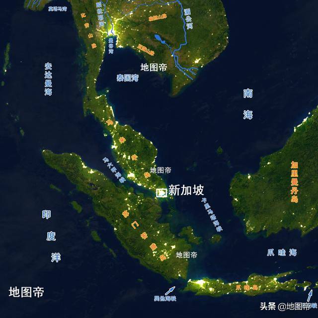 马六甲海峡那么长,为何只有新加坡繁荣?马来西亚和印尼不行