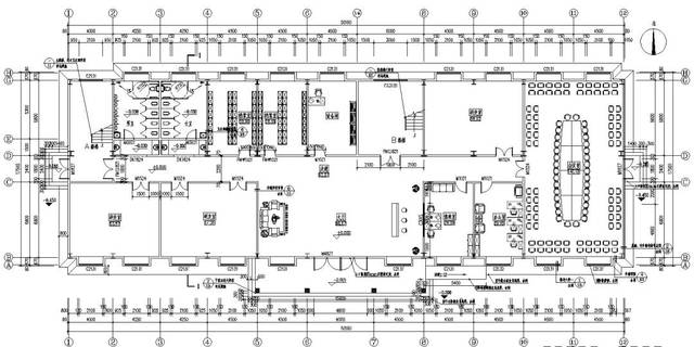 综合办公楼二楼平面图 综合办公楼三楼平面图 综合办公楼四楼平面图