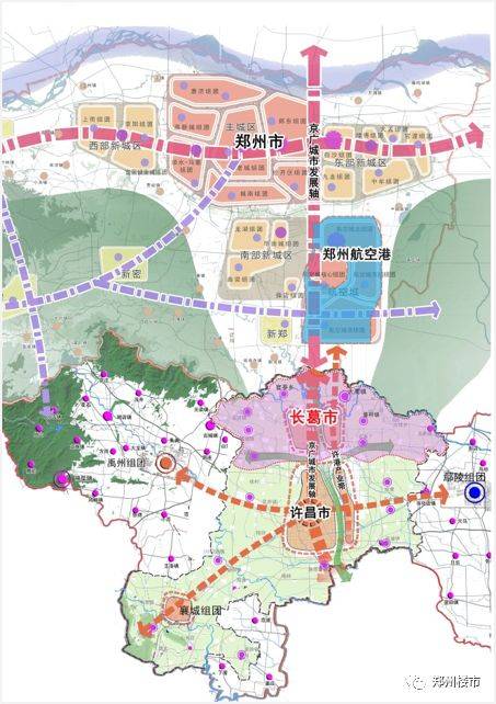 近期目标:到2025年,郑许一体化发展格局基本成形,整体经济实力和产业