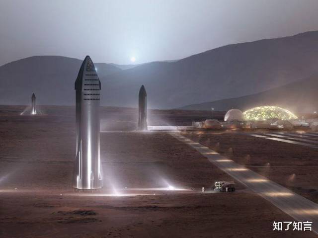 spacex 星舰和火星殖民地城市