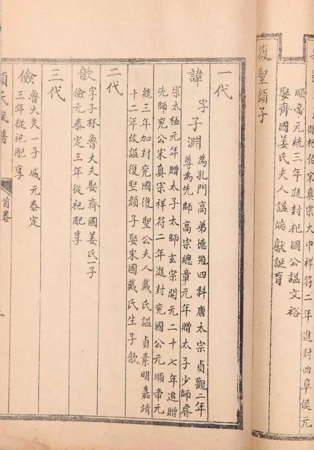 《颜氏家谱》