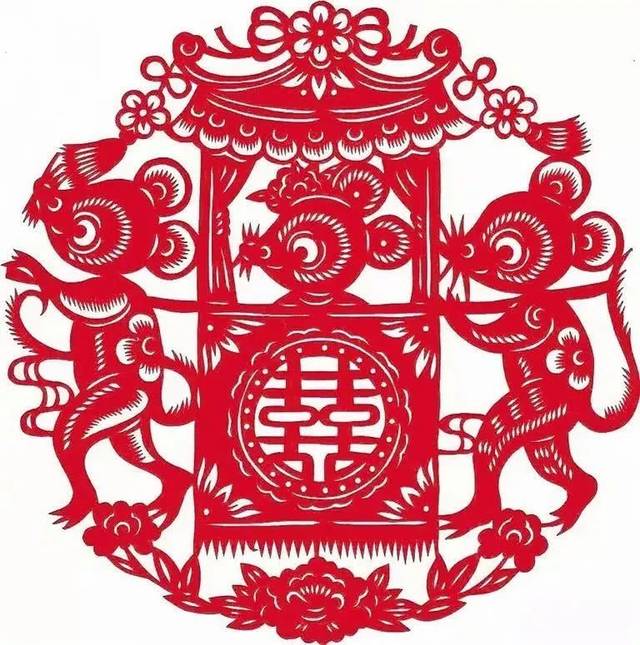 许多剪纸,年画都以此为题材 一方面象征热闹红火,多子多福 一方面