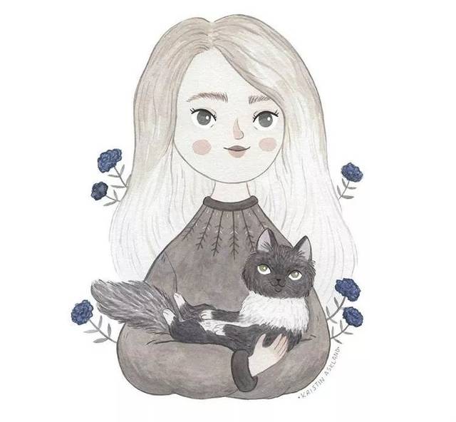 挪威画家笔下的唯美日常——像猫咪一样温柔地生活
