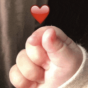 表情包,头脑发热比心给你,收到不想理你我好委屈