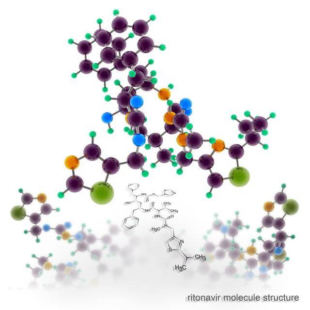 利托那韦分子结构 冠状病毒的复制也需要病毒蛋白酶的作用.