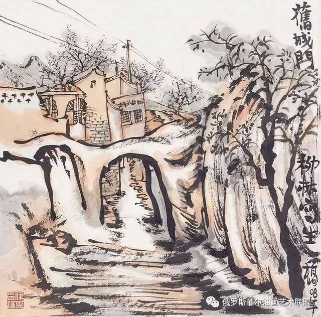 山西省美术家协会理事,画家霍俊其写生作品欣赏