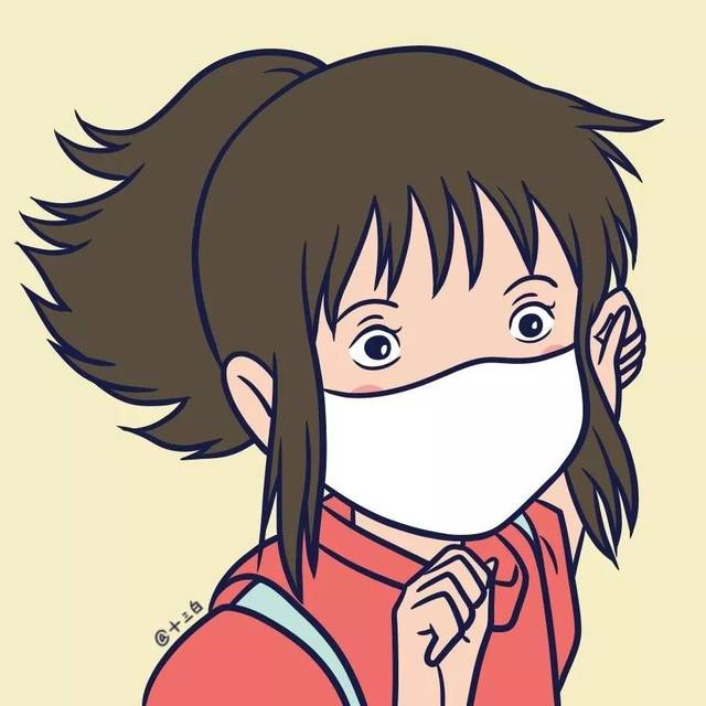 新年防疫控疫美术生在行动用头像呼吁更多的人重视疫情