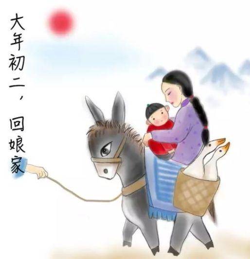「春节民俗」大年初二:回娘家,祭财神