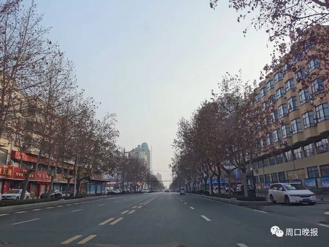 刚拍的!疫情下的周口街头,周口大道,七一路,五一路…第一次看到这场景