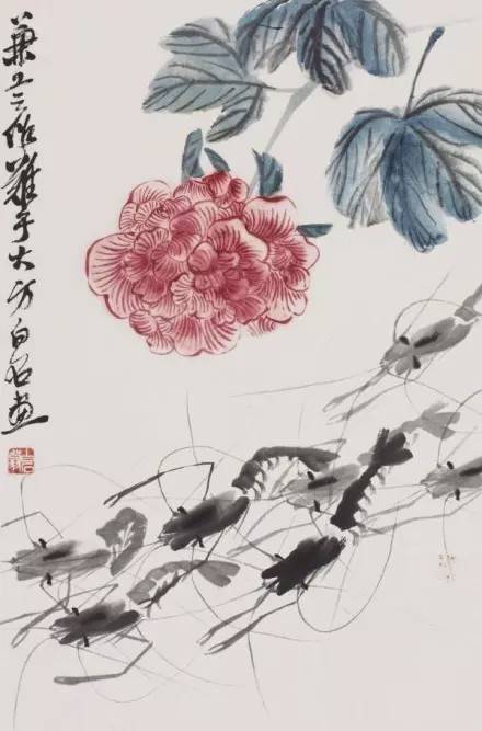 大师笔下的芙蓉花,似美人初醉!