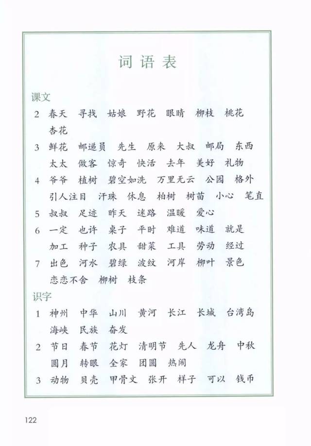 统编版二年级下册语文电子课本