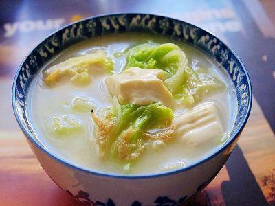 推荐汤品——白菜豆腐汤
