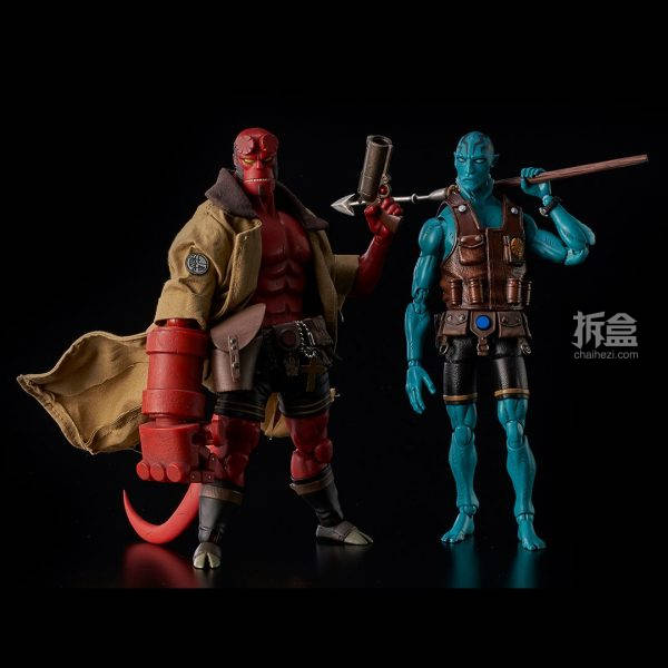 1000toys《地狱男爵》鱼人亚伯 abe sapien 1:12可动人偶