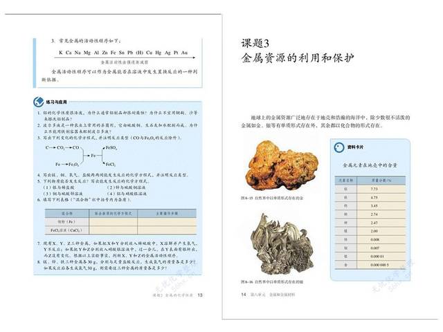 福利|人教版九年级化学下册电子课本(附电子版,寒假快人一步!