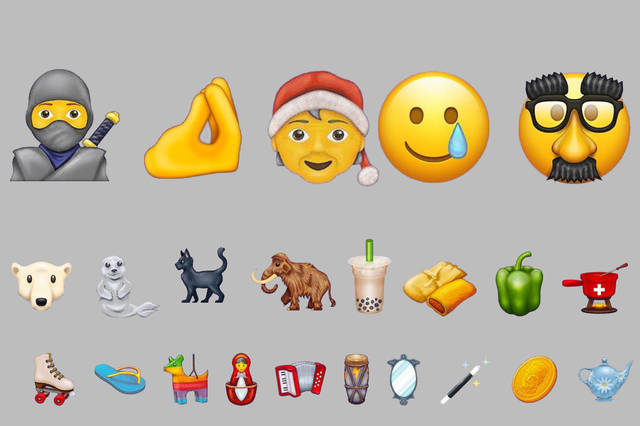 官方表示,作为emoji 13.0的一部分,在2020年增加117个新表情符号.