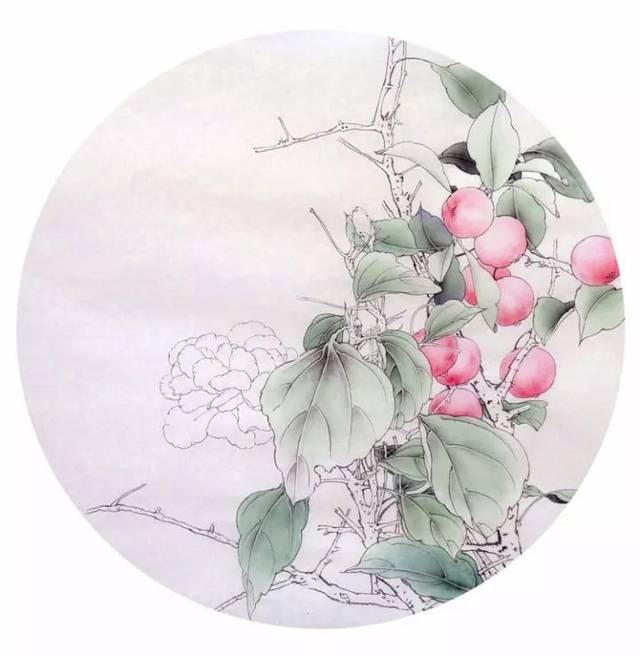 工笔《岁月静好》,没骨画海棠花绘制示范,工笔画的美