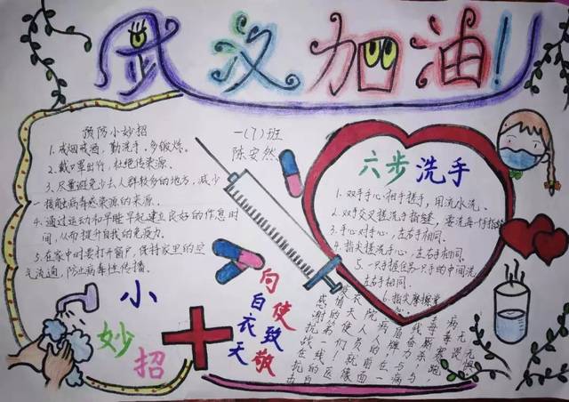【永威小学】"为武汉加油,为祖国加油"系列之——手抄报篇