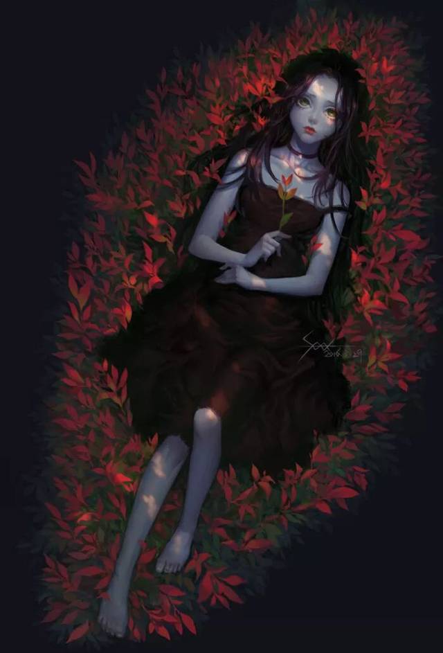 壁纸 暗黑系少女!做自己的女王!