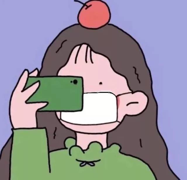 抖音超火的口罩情侣头像