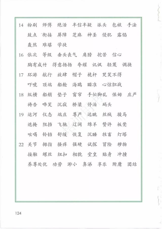 2020春季部编五年级语文(下册)教材高清电子版