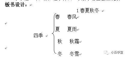 部编一年级下册语文识字1《春夏秋冬》教材 教案 知识点 同步练习