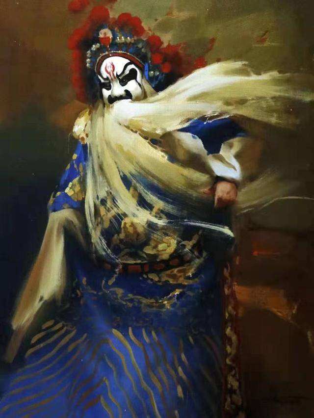 赵新颖油画作品