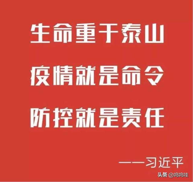 肺炎疫情防控中的"硬核"标语