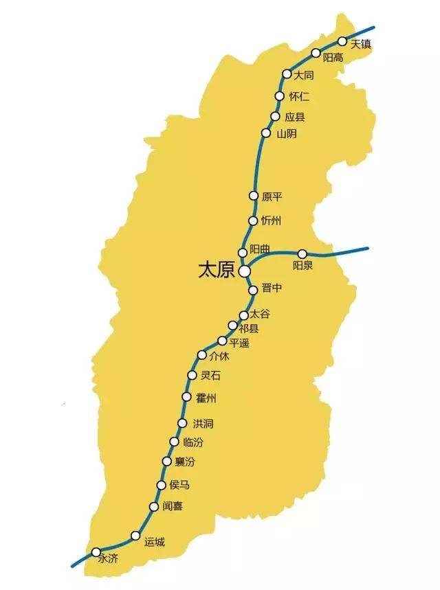 全国各省高铁线路图(2020,未含直辖市和港澳台)