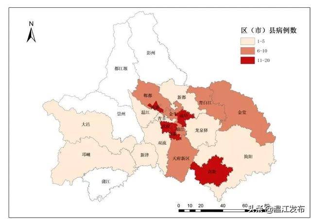 成都市疫情地图 (截至2月8日24时) 患者1:男性,49岁,常住湖北黄冈