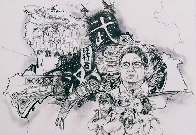 积极创作以抗击疫情为主题的平面宣传画,以此来传递正能量
