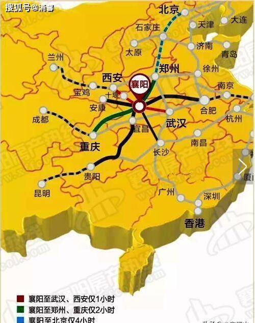 襄阳的位置 襄阳之地,位于汉江中游,通过汉水和长江,东连吴会,西通
