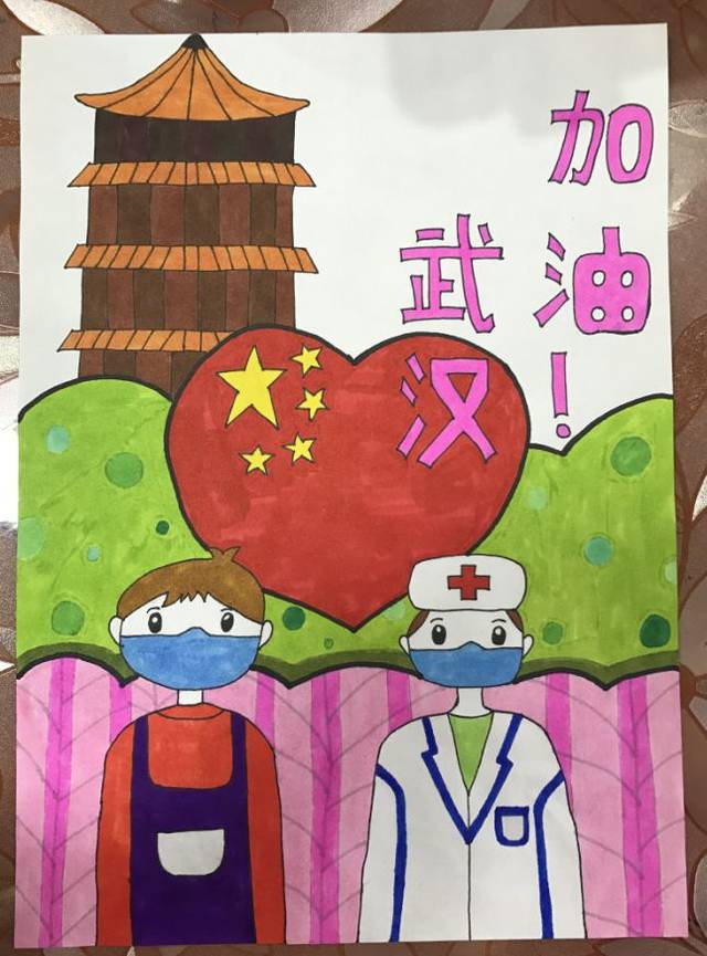 乐平学生的特别"寒假作业"!用画笔宣传防疫知识,用画作致敬抗疫英雄