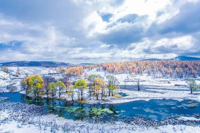 处于北方大地的阿尔山能来场愉快的冬日玩雪