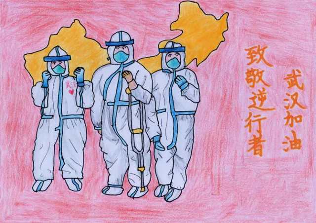 童心抗疫 孩子有"画"说——首都妇联组织开展"我为武汉加油"亲子绘画