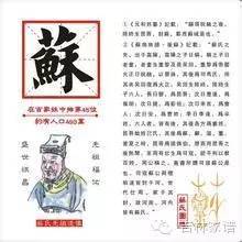苏姓迁徙分布