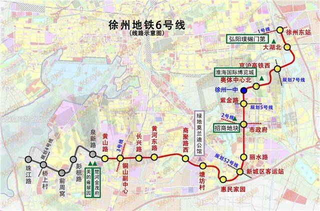 徐州新建4条地铁,这些楼盘跻身"地铁盘"!