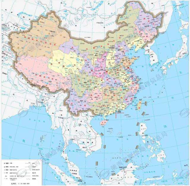 11幅陕西省各类高清地图,绝对养眼漂亮,现在不看也要先下载下来收藏图片