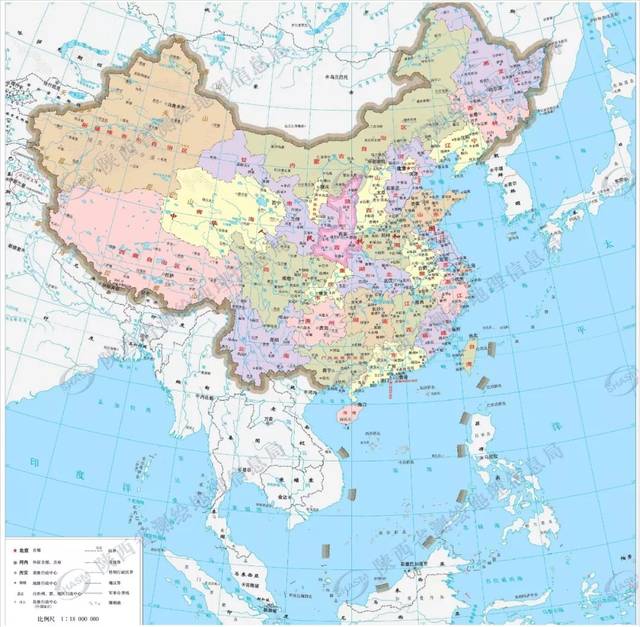 11幅陕西省各类高清地图,绝对养眼漂亮,现在不看也要先下载下来收藏