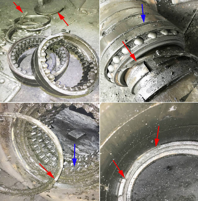 图一 轴承损坏情况
