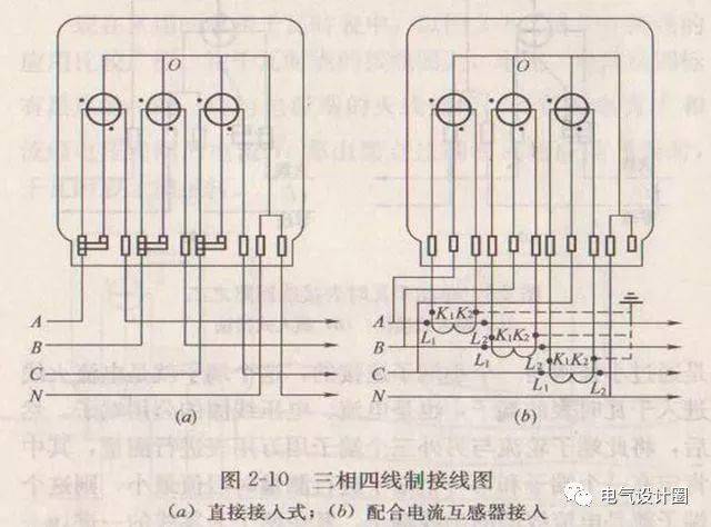 三相三线有功千瓦时表回路 在三相四线制电路中,去掉零线便是三相