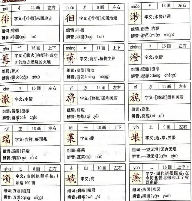 课文学习|五年级下册课文3《月是故乡明》朗读 生字 知识点